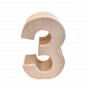 Tischnummer Papp groß Mietartikel