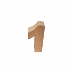 Tischnummer Papp klein Mietartikel