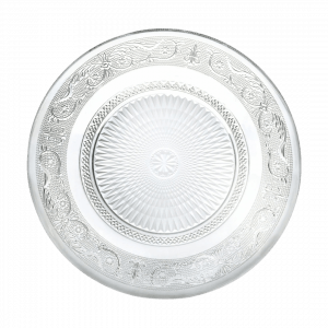 Platzteller Kristallglas groß Mietartikel