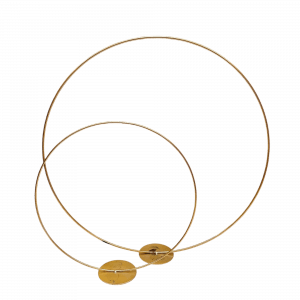 Ringständer Metall Gold Mietartikel