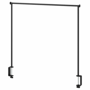 Tischstange Schwarz Mietartikel