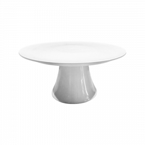 Kuchenplatte Porzellan weiß Mietartikel