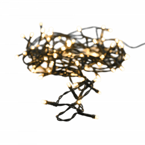 Lichterkette schwarz 15 m Batteriebetrieben Mietartikel