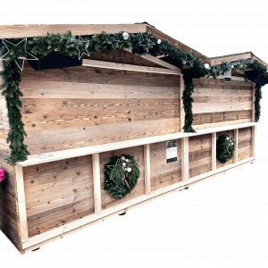 Marktstand Hütte groß MIETARTIKEL