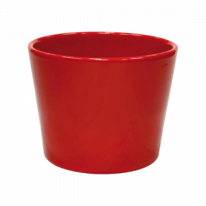 Übertopf Keramik Rot Mietartikel