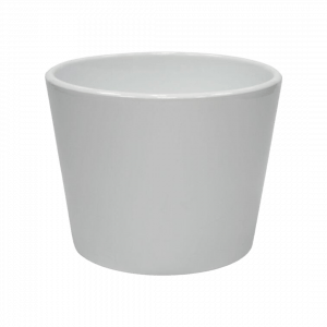 Übertopf Keramik Weiß Mietartikel