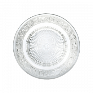 Platzteller Kristallglas mittel Mietartikel