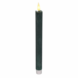 Stabkerze LED Dunkelgrün Mietartikel