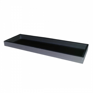 Tablett Holz Schwarz Mietartikel