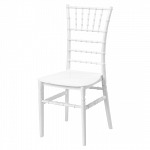 Stuhl Tiffany Weiß Mietartikel