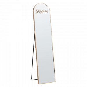 Tischplan - Spiegel halbrund Mietartikel